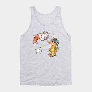 Princess cat fish Tank Top